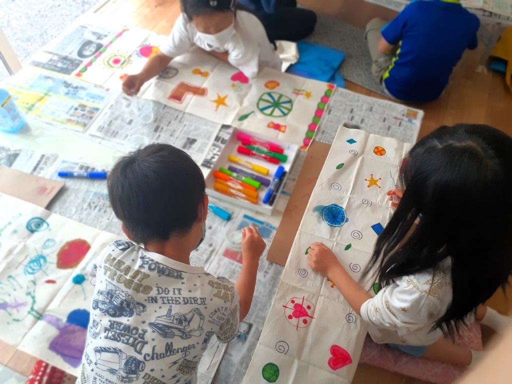 子ども絵画造形教室風景